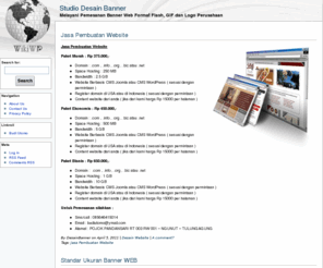 desainbanner.com: Studio Desain Banner
Melayani Pemesanan Banner Web Format Flash, GIF dan Logo Perusahaan