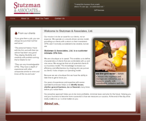 stutzman-assoc.com: Stutzman & Associates, Ltd., CPA. Tax. Accounting. Business analysis. Cash flow. Banking advice. Accountant. Business planning. Stutzman and Associates, Ltd.
Stutzman and Associates. Your tax experts.