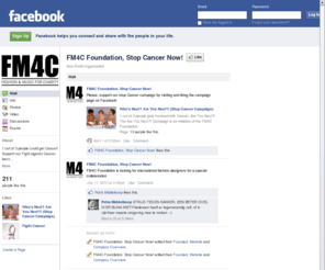 fm4cfoundation.com: Incompatible Browser | Facebook
 Facebook is a social utility that connects people with friends and others who work, study and live around them. People use Facebook to keep up with friends, upload an unlimited number of photos, post links and videos, and learn more about the people they meet.