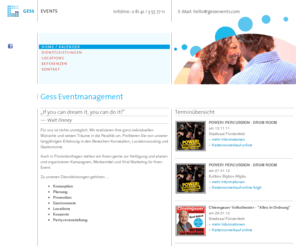 gess-events.com: Gess Eventmanagement
 