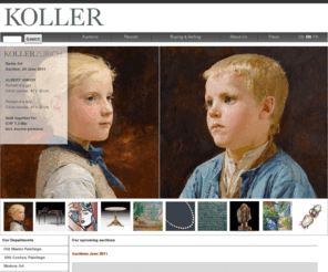 kollerauctions.com: Koller Auktionen, Zürich, Switzerland
Koller Auctions Ltd. The leading swiss Auction House. 
Your partner for valuation, consulting and selling of Art.