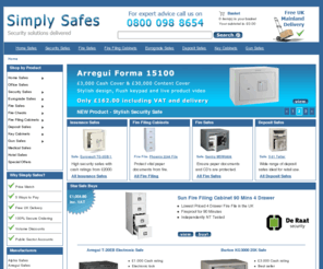 simplysafes.co.uk: Safes | Home Safes | Security Safes | Fire Safes | Gun Safes
Wide choice of safes, fire safes, home safes, security safes and fireproof safes. All the leading safe brands at superb prices. Buy online today with Simply Safes. 