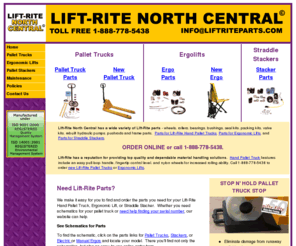 liftriteparts.com: Lift-Rite Parts, Lift-Rite Pallet Trucks (Hand Pallet Jacks), Stackers, Ergonomics - Material Handling Equipment from Lift-Rite North Central
Lift-Rite North Central sells Parts and Lift-Rite Material Handling Equipment like Pallet Trucks, Hand Pallet Jacks (Forklifts), Ergo Scissor Lifts, Stackers and more.