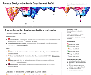 promos-design.com: Promos Design - Le guide graphisme et PAO
Actualités des différentes solutions graphiques et PAO du marché, tests, avis, promotions et bons plans