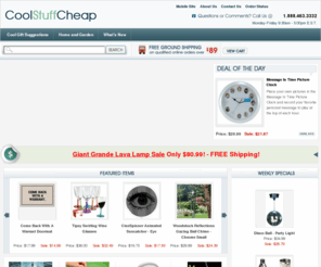 coolstuffcheap.com: Cool Gifts For Sale & Unique Gift Ideas For All - Cool Stuff Cheap
Cool gifts and unique gift ideas including disco balls, lava lamps and other cool stuff for home, office and outdoor decor at our 