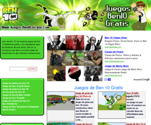 juegos-ben10-gratis.com: Juegos de Ben 10 Gratis
Juegos de ben 10 gratis,tenemos la mayor collección de juegos de ben 10 en internet, cada dia ponemos los jugeos más recients, discubre con nosotros las aventuras de Ben Tennyson y su Omnitrix.