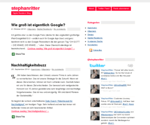 stephanritter.de: stephanritter
Digital Resident Blog