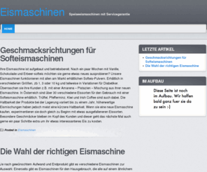eismaschine.co.at: Eismaschine gebraucht und neu
Eismaschinen in großer Auswahl. Neue und gebrauchte Eismaschinen lagernd.