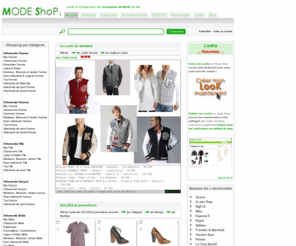 mode-shop.fr: Mode Shop, Vêtements mode & Accessoires pour femmes, hommes et enfants
Mode Shop réunit l'offre des boutiques de mode présentes sur le net, en vêtements et accessoires de mode pour femmes, hommes et enfants. Mode Shop met en valeur les produits en soldes, les nouveautés des principales marques et boutiques.