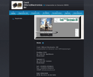 censelect.info: CenS (Micro)Electronics BV - Home
componenten en sensoren voor OEM toepassingen