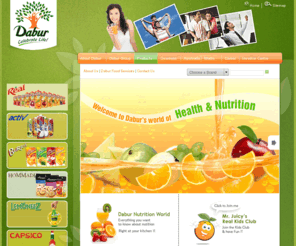 daburfoods.com: Dabur Food Products | Real | Activ | Burrst | Hommade | Lemoneez | Capsico
Dabur's Foods division pioneered the concept of packaged fruit juices in India way back in 1997. Realising the potential of processed & packaged food industry in India (4th largest in the world), it successfully established brands in a market where the barrier to accept packaged food is high, and the fledging processed food industry was in a nascent stage in India.