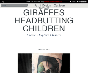 howweretheylive.com: Ralph Curcio — Blog: Giraffes Headbutting Children
Giraffes Headbutting Children – Create, Explore, Inspire. This is the blog of NY based graphic and web designer Ralph Curcio