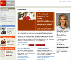 karolbourdet.com: Wells Fargo Home Mortgage -- Karol Bourdet NMLSR ID 453804 -- Home Mortgage
Whatever your mortgage needs, Wells Fargo Home Mortgage and Karol Bourdet offer home financing solutions for homebuyers or homeowners looking to refinance in Fresno, CA.