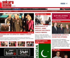 ankarascene.com: Ankara Scene
Ankara Scene contains news on Social life, arts, culture, health, travel, fashion, where to go, what's going on in the city and several columnists writing about various topics.