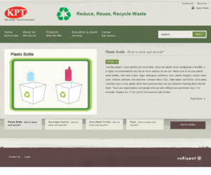 kpt-recycle.com: KPT Recycle - We Green the Environment
KPT RECYCLE SDN BHD was founded in 2008, specifically focus on providing quality service in waste and environmental management for local industrial institutions.