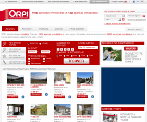 orpi-redon-topnego.com: Immobilier, agences immobilières Orpi - Petites annonces immobilières
Annonces immobilières, agence immobiliere. ORPI, 1er réseau français d'agences immobilières propose ses annonces immobilières de location, vente, achat de maison, appartement, studio, garage, ... Système alerte mail pour vos annonces.