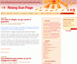 risingsunpage.it: Rising Sun Page
Un sito dedicato tutto ciò che riguarda il Paese del Sol Levante