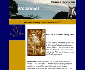 snowdenfamilyfarm.com: Welcome to Snowden Family Farm!
