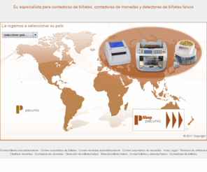 contadora-de-billetes.es: Pecunia - Su especialista para contadoras de billetes, contadoras de monedas y detectores de billetes falsos
Contadoras de billetes y detectores de falsos profesionales