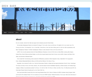 drewbarr.co.uk: drew barr | director
For over a decade, director Drew Barr has staged work at theaters across the United States.