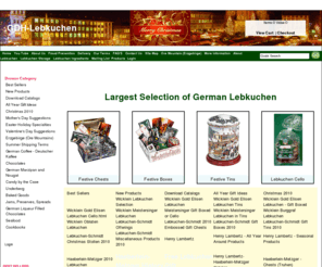 gdh-lebkuchen.com: Welcome to GDH-Lebkuchen
Imported European Deli Products, Deutsche Waren, German Deli, Deutsche Delikatessen, Holiday Swiss Chocolates, Christmas Stollen, Deutscher Kaffee, Weihnachten, Schlunder Cakes, Kuchenmeister Cakes, Brandt Zwieback, Toggi, Imported Seafood, Herrings, Appel, Richter, Ruegen Fisch, Richter Rollmops, Skansen, Bueckling, Mackerel, Oetker Baking Aids, Oetker Puddings, Bread Mixes, Erasco Spices, Alba Spices, Maggi, Pfifferlinge, Bavarian Spiced Sauces, Tirolean Mustard, Gundelsheim, German Sauerkraut, Hungarian Paprika, German Dumplings, Potato Mixes, Bavarian Spaetzle, Fritsch Farina, Pfanni, Bechtle, Herrmann, Dr. Knoll, Werner's, Langnese, Darbo Preserves, Marzipan, Halva Licorice, Luebecker Marzipan, Asbach-Uralt, Wissoll, Ritter Sport Chocolates, Sarotti, Wendler, Haribo Candy, Dr. Soldan Drops, Konsul Pastilles, Katjes Candy, Christmas Calendars, Lindt, Oblerone, Bergen Marzipan, Pompadour Teas, Gluehwein Spices, European Cooking, Jacobs Coffee, Tchibo, Eduscho, Idee, Dallmayr,