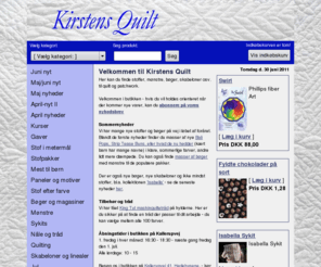 kirstensquiltshop.com: Kirstens Quiltshop - patchwork, quilt, stof og bøger
Quilt, patchwork, håndarbejde, bøger, skabeloner