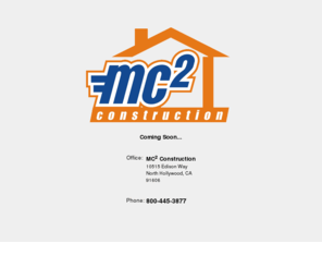 mc2-construction.com: MC2 Construction - General Carpentry | Cabinets | Electrical / Home Theatre & Cabinetry | North Hollywood | Van Nuys | Studio City | Burbank
At MC2 Construction you will receive the kind of quality work and services you expect. Our company is always evolving as the needs of our customers change and as new opportunities are created in the construction field.