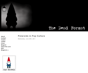 thedeadformat.com: The Dead Format
Use no more than 255 characters