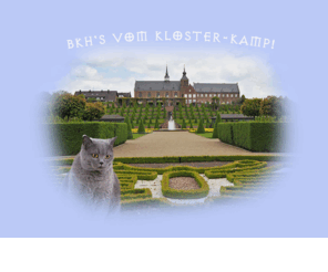 blaue-baerchen.de: Britisch Kurzhaar Katzen Zucht
Vom Kloster-Kamp - Britisch Kurzhaar Cattery ist eine Katzenzucht in NRW, Deutschland, Kamp-Lintfort. Wir züchten in den Farben blau und point.Unsere Katzen und unsere Kitten leben mit uns in der Familie. Zeitweise suchen Kitten neue Dosenöffner auf Lebenszeit.