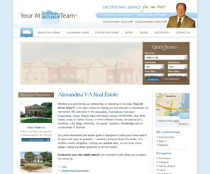 davidraineyrealtor.com: Alexandria VA Real Estate: Alexandria & Fort Belvoir Homes for Sale
Search for Alexandria VA homes for sale using our interactive mapping. Search all listings in the MLS, find homes and condos for sale in and around Alexandria VA at Your At Home Team