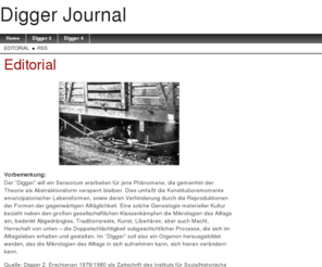 digger-journal.net: Digger Journal

Vorbemerkung:
Der 