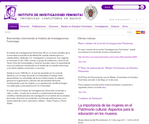 instifem.org: Instituto de Investigaciones Feministas >  Instituto
Copyright 2010 - Instituto de Investigaciones Feministas