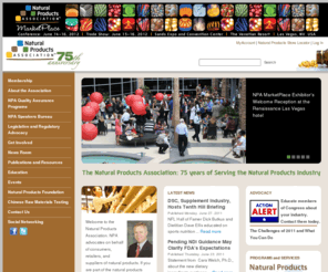 naturalproductsassn.net: Natural Products Association
The Natural Products Association is the nations largest and oldest non-profit organization dedicated to the natural products industry.