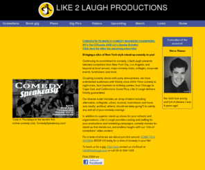 propartypeople.com: Like2Laugh Stand-Up Comedy: LA, NYC, Costa Rica, Worldwide
Like2Laugh.com stand-up comedy.  Hilarity since 2003!