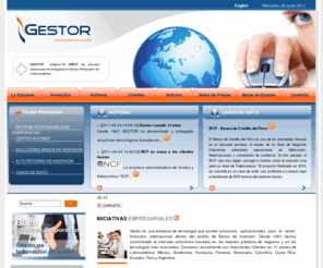 gestorinc.com: Gestor - Innovación en Acción
Gestor Innovación en acción  Soluciones  aplicacionales  para  el  sector financiero internacional, dentro del ámbito de Banca de Inversión.