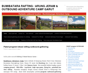 paketrafting.com: BUMIBATARA RAFTING / ARUNG JERAM & OUTBOUND ADVENTURE CAMP GARUT
tempat lokasi program rafting outbound gathering outing bagi perusahaan sekolah anak keluarga di cimanuk garut