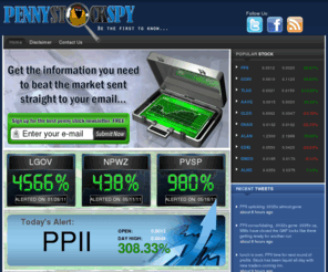 pennystockspy.com: Penny Stock Spy
Joomla! - the dynamic portal engine and content management system