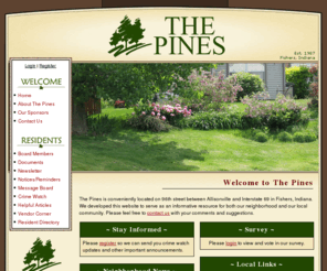 the-pines-fishers.com: The Pines. A residential community in Fishers, Indiana
Visit The Pines. A residential community in Fishers, Indiana. Browse our neighborhood information and resouces in Fishers, Indiana. Homeowners Association for The Pines