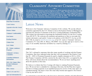 tortcomm.org: Claimants' Advisory Committee

