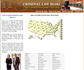 criminal-lawblog.com: Lawyer Directory - Find A Lawyer In your Area.
Find a divorce lawyer near you.