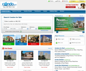 fdiccondos.net: Condos For Sale - Apartments for Rent - Vacation Rentals - Condo.com
The world's largest marketplace for Condos & Apartments.  Find new condos for sale, apartment rentals, flats, preconstruction, condominiums, condo hotels, townhomes and more today.