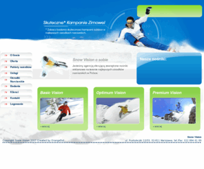 snow-vision.com: Snow Vision - nośniki reklamowe na terenie najlepszych ośrodków narciarskich
Snow Vision to dynamicznie rozwijająca się agencja outdoor, oferującą zewnętrzne nośniki reklamowe na terenie najlepszych ośrodków narciarskich w Polsce.
