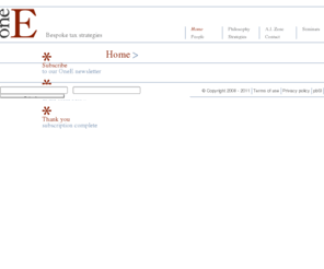 1egroup.com: Bespoke tax strategies : One E Tax : One E Tax
Bespoke tax strategies One E Tax