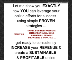 esuccessstrategy.com: Online Business Group Coaching Program | Where Strategy & Implementation Come Together to Take Your Business to New Levels & Create ULTIMATE eSuccess!
Online Business Group Coaching Program | Where Strategy & Implementation Come Together to Take Your Business to New Levels & Create ULTIMATE eSuccess! Get Your Business Support Now!