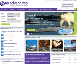 gapadventures.co.uk: Adventure Travel & Tours - Book Your Trip - Gap Adventures
Small group adventure tours and independent travel. We have 1,000 trips to over 100 countries—find your perfect adventure. Start exploring now.