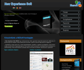 nesoft.ro: NESoft - Honlapkeszites, weboldalkészítés, Udvarhely, szoftverfejlesztés
A New Experience Soft (NESoft) tevékenységi köreihez tartozik a honlapkeszites, weblapkeszites, webes alkalmazás készítés és szoftverfejlesztés, Udvarhely