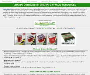 sharpscontainers.org: Sharps Containers, Sharps Disposal Containers Information
Sharps Containers, Sharps Disposal Containers Information on Sharps Compliance to reduce sharps injuries