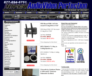 avperfection.com: AV Perfection - The Leader of Discount Home Audio, Home Video, Home Theater and Car Audio
AV Perfection Online home and car audio, home theater, video and more.