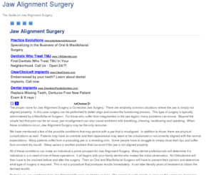 jawalignmentsurgery.com: Jaw Alignment Surgery
The Guide on Jaw Alignment Surgery