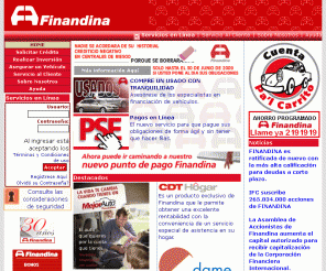finandina.com: Financiera Andina S.A. - Home
Financiera Andina S.A. Finandina Compa&nacute;ía de Financiamiento Comercial